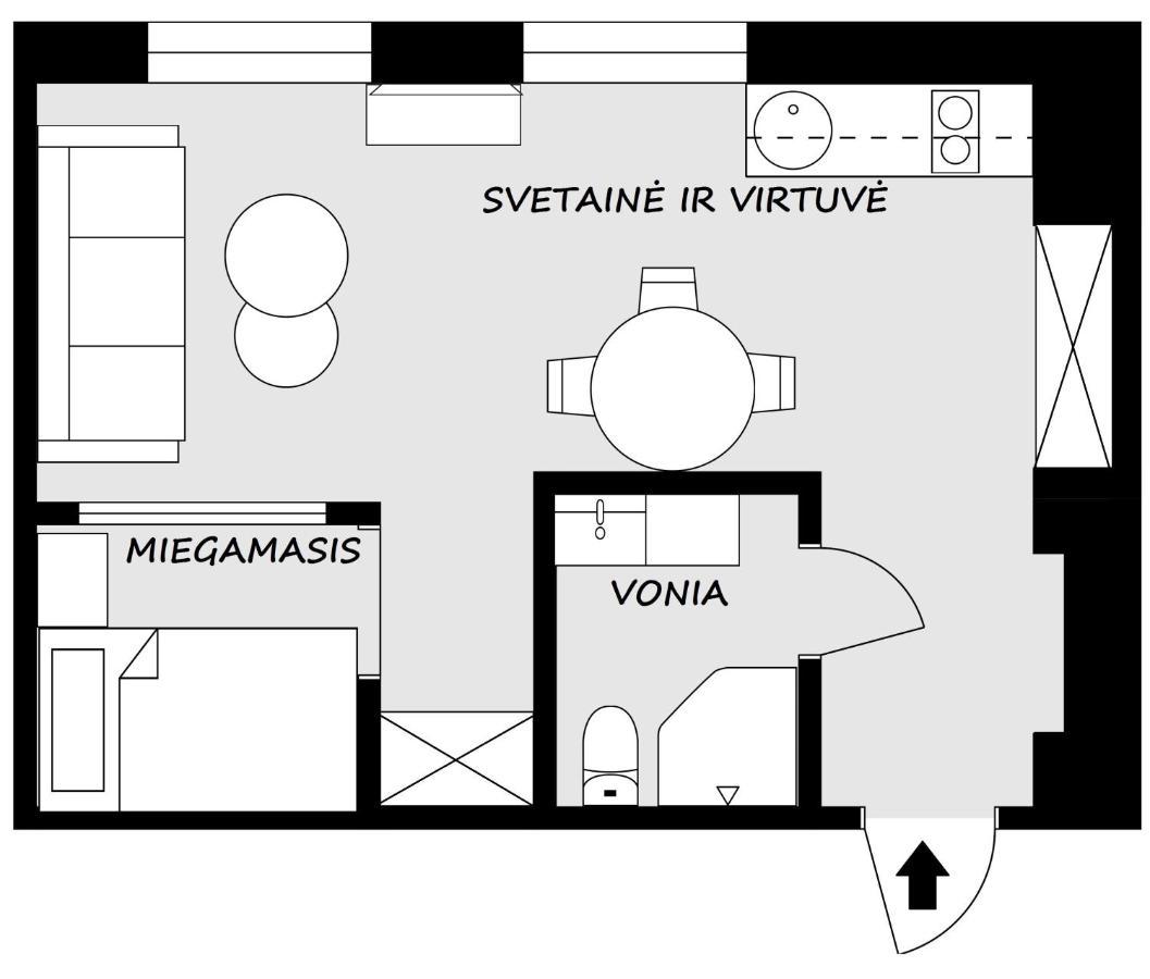 M.K. Ciurlionis 7 Apartment Vilnius Luaran gambar
